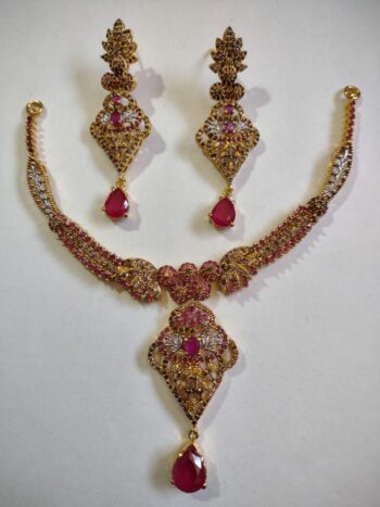 Elegant Gold Mala Set with Kante – Traditional Bridal Jewelry