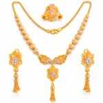 22K-Elegant-Tassel-Gold-Jewelry-Set-for-Women