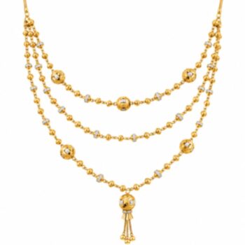 22K-Layered-Gold-Beaded-Necklace-Set-for-Women