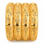 Designer-Gold-Plated-Bangles-Set-for-Women