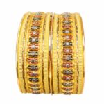 Designer-Gold-Plated-Bangles-Set-for-Women