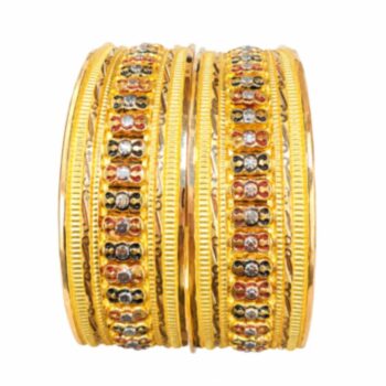 Designer-Gold-Plated-Bangles-Set-for-Women