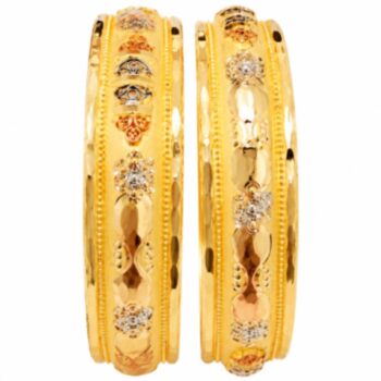 Elegant-Designer-Gold-Plated-Bangles-Set-for-Women