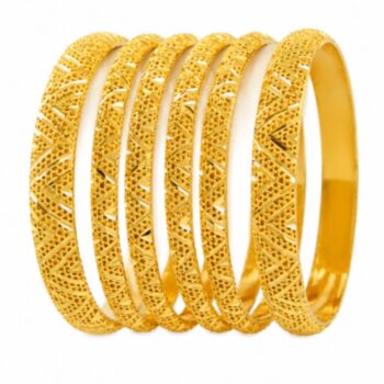 Elegant-Designer-Gold-Plated-Bangles-Set-for-Women