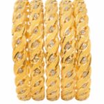 Elegant-Twisted-Gold-Plated-Bangles-Set-for-Women