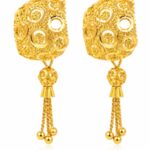 Fancy-Gold-Tassel-Earrings-for-Women