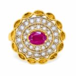 Gold-Ruby-Stone-Ladies-Ring-–-Premium-Handmade-Design