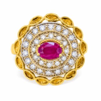 Gold-Ruby-Stone-Ladies-Ring-–-Premium-Handmade-Design