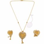 Heart-Pendant-Gold-Plated-Jewelry-Set-for-Women