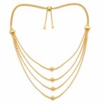 Multi Layer Gold Plated Necklace Set for Women