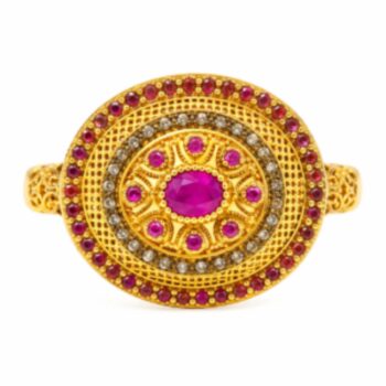 Ruby-Stone-Gold-Plated-Fancy-Ladies-Ring-–-Traditional-Pakistani-Design
