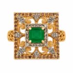 Square-Emerald-Stone-Gold-Plated-Fancy-Ring–For-Women