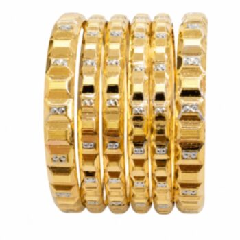 Stylish-Gold-Plated-Bangles-Set-for-Women