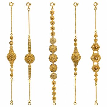 Floral Gold Plated Bracelet