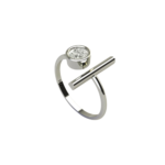 Sterling Silver Solitaire Ring