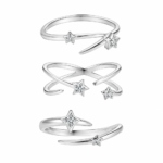 Sterling Silver Star Rings