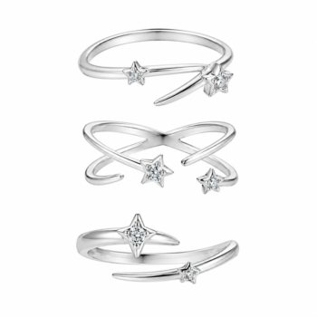 Sterling Silver Star Rings